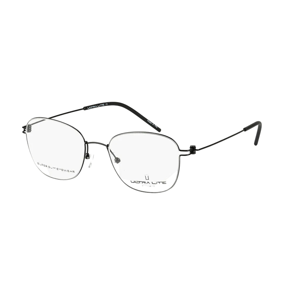 Ultra Lite Black Round Metal Full Rim Eyeglasses UL918 103-Y20