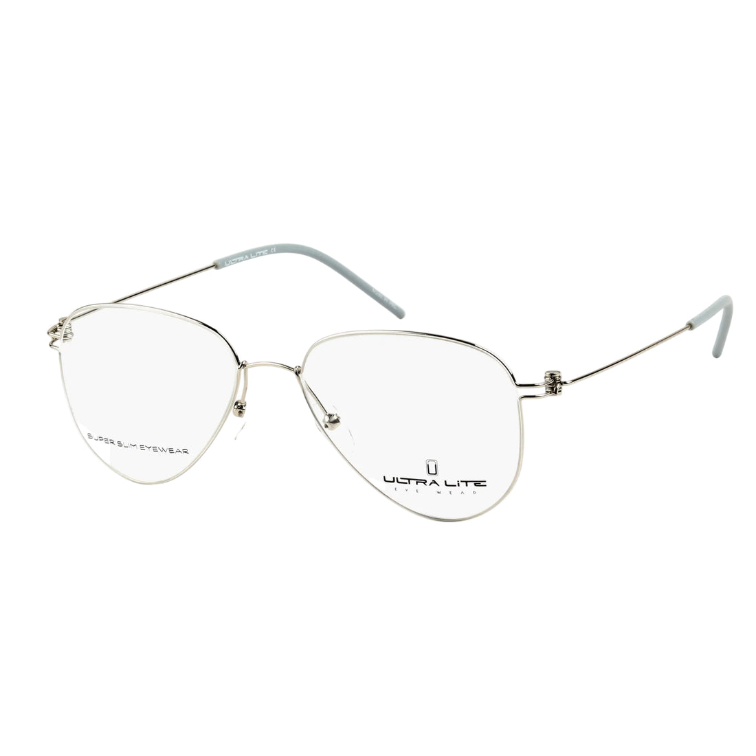Ultra Lite Silver Aviator Metal Full Rim Eyeglasses UL918 104-Y20