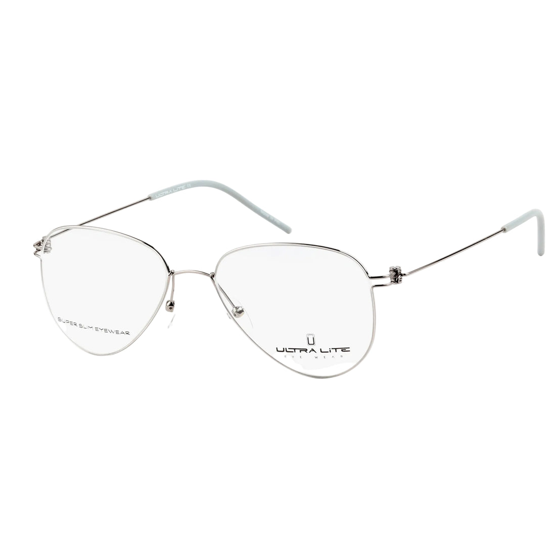 Ultra Lite Gray Aviator Metal Full Rim Eyeglasses UL918 104-Y20
