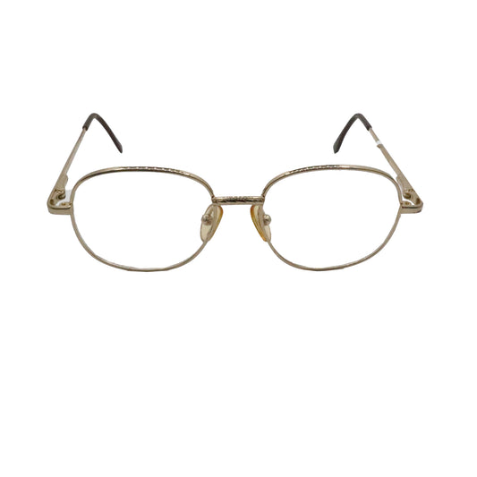 Combo 199 - Major Optic Gold Square Metal Full Rim Eyeglasses for Kids