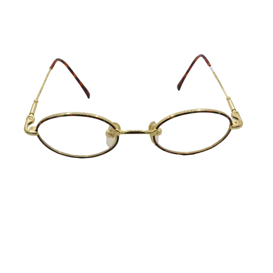 Major Optic Gold Round Metal Full Rim Eyeglasses for Kids