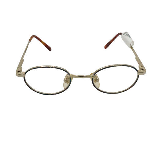 Combo 199 - Major Optic Blue Round Metal Full Rim Eyeglasses for Kids