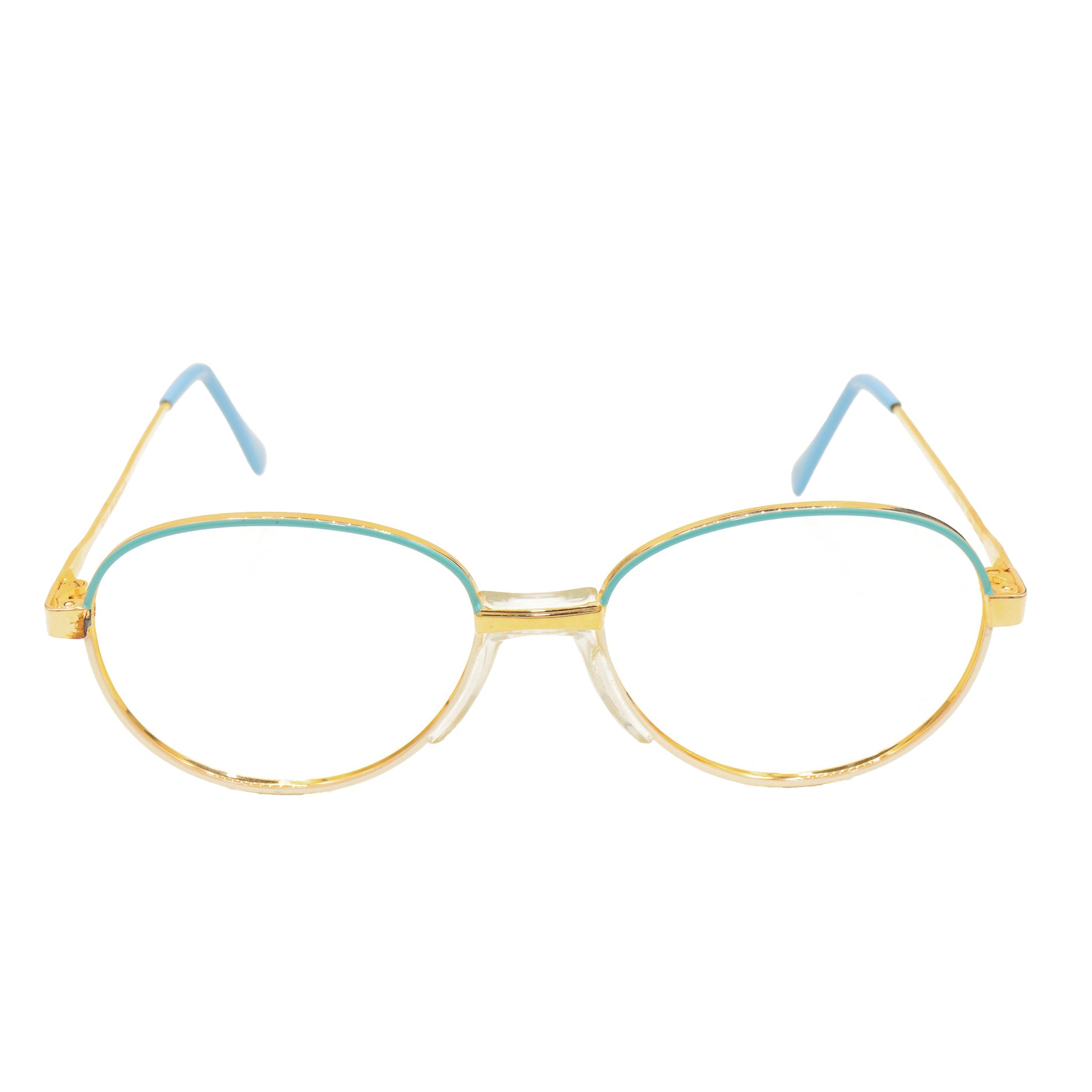 WK Green/White Kids' Eyeglasses