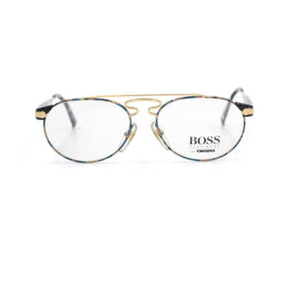 Hugo Boss by Carrera Gold Aviator Metal Full Rim Eyeglasses 5116