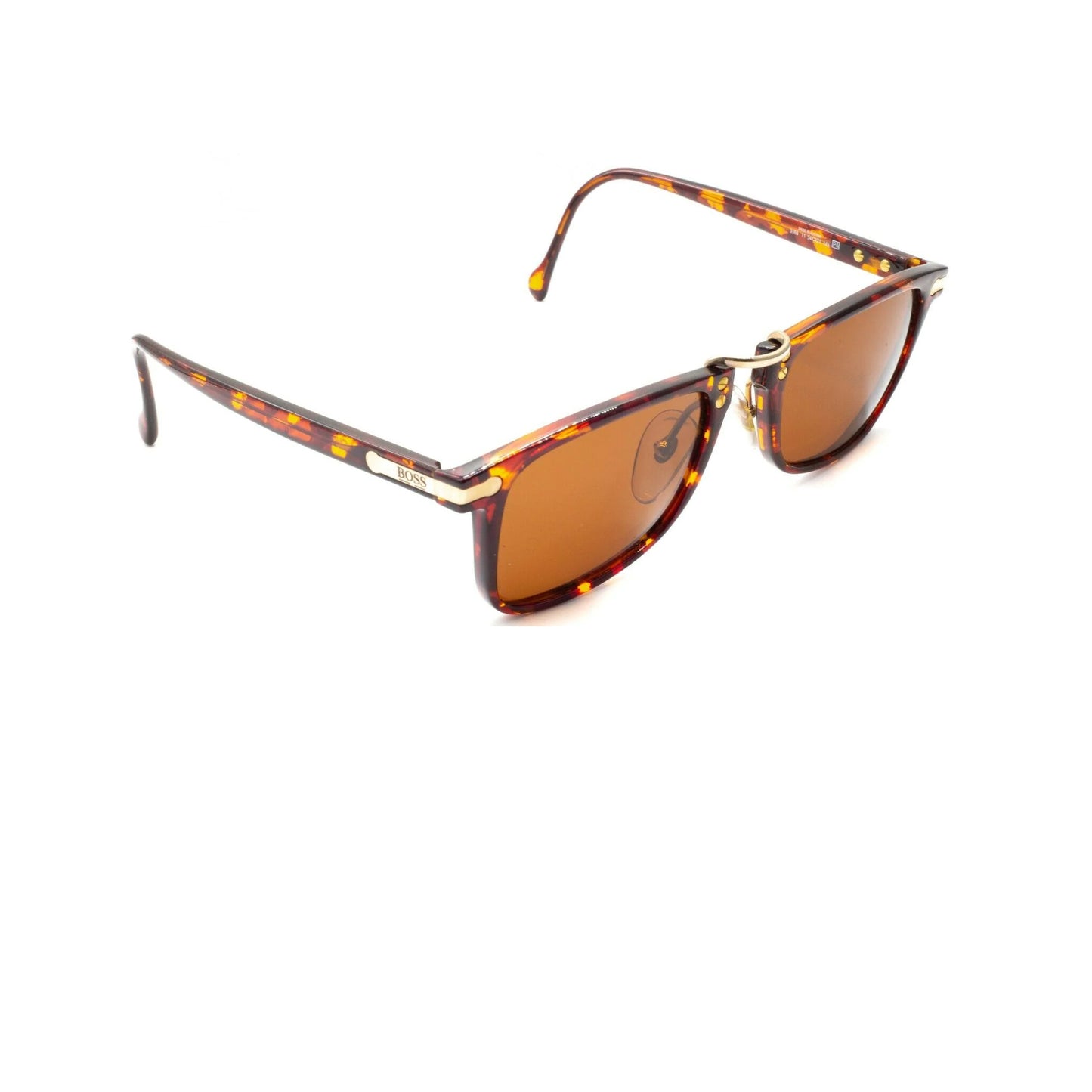 Hugo Boss by Carrera Brown Square Acetate Full Rim Sunglasses 5168
