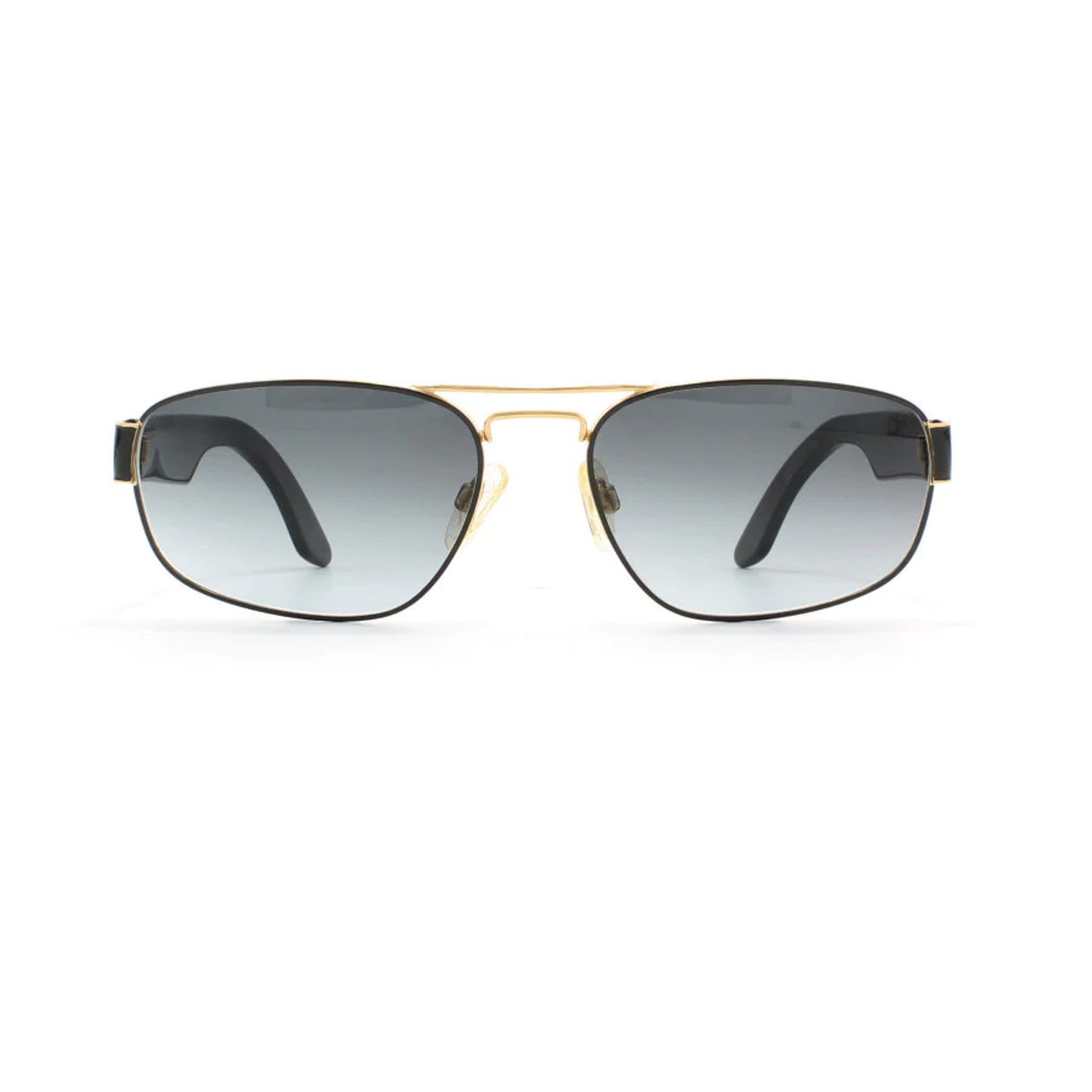 Yves Saint Laurent Black Aviator Metal Full Rim Sunglasses 4016