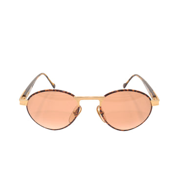 Hugo Boss by Carrera Brown Round Metal Full Rim Sunglasses 5154