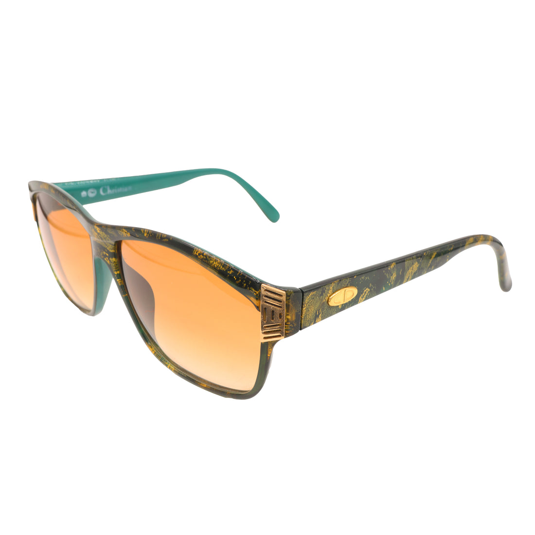 Green sunglasses by Christian Dior