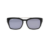 Blue Beat Black Round Acetate Full Rim Sunglasses