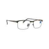 Zeiss Eyewear Brown Rectangle Metal Full Rim Eyeglasses. Made in Germany ZS40011-Y17