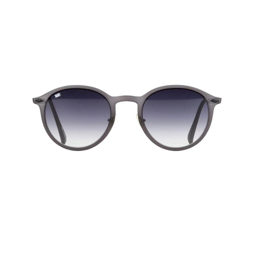 R&B Round Grey Acetate Full Rim Sunglasses - Barakat Optical