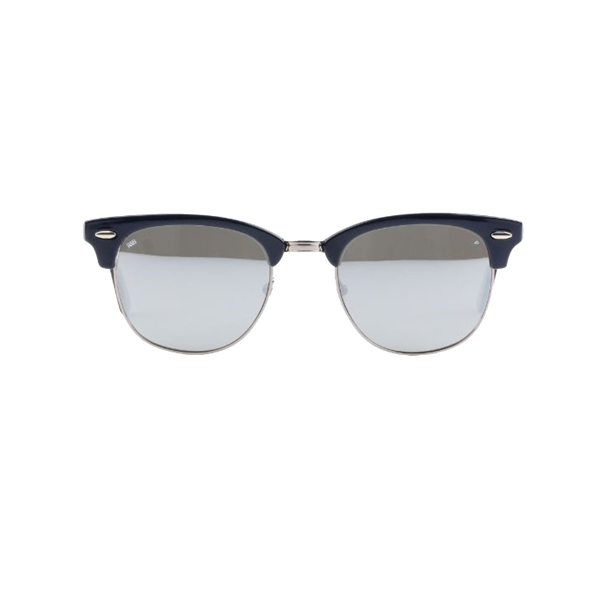 R&B Aviator Grey Metal Full Rim Sunglasses