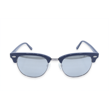 R&B Aviator Blue Metal Full Rim Sunglasses