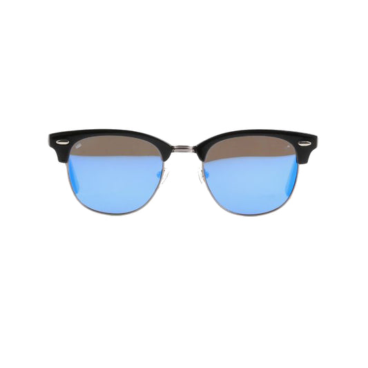 R&B Aviator Blue Metal Full Rim Sunglasses