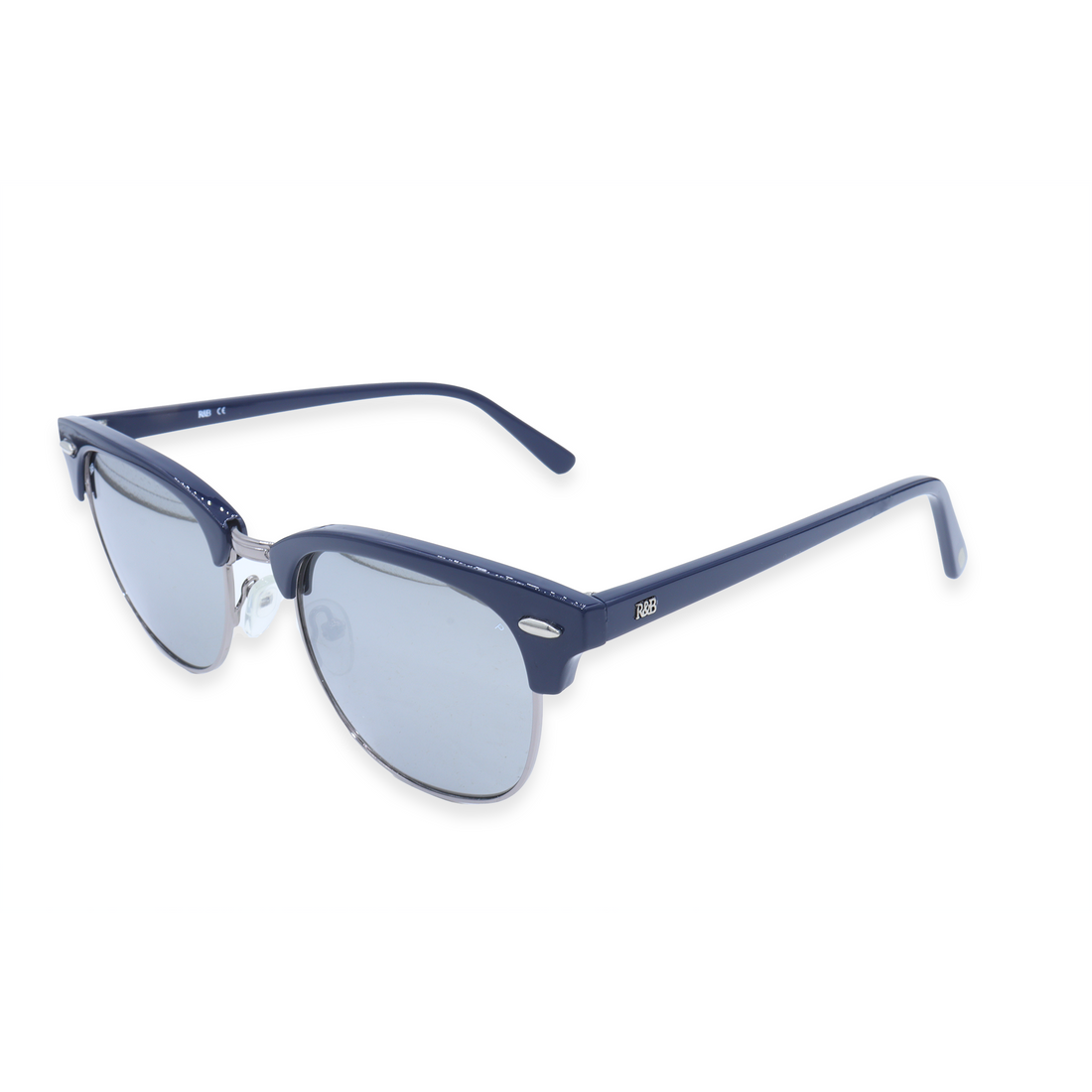 R&B Aviator Blue Metal Full Rim Sunglasses