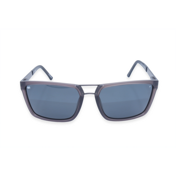 R&B Square Grey Acetate Full Rim Sunglasses