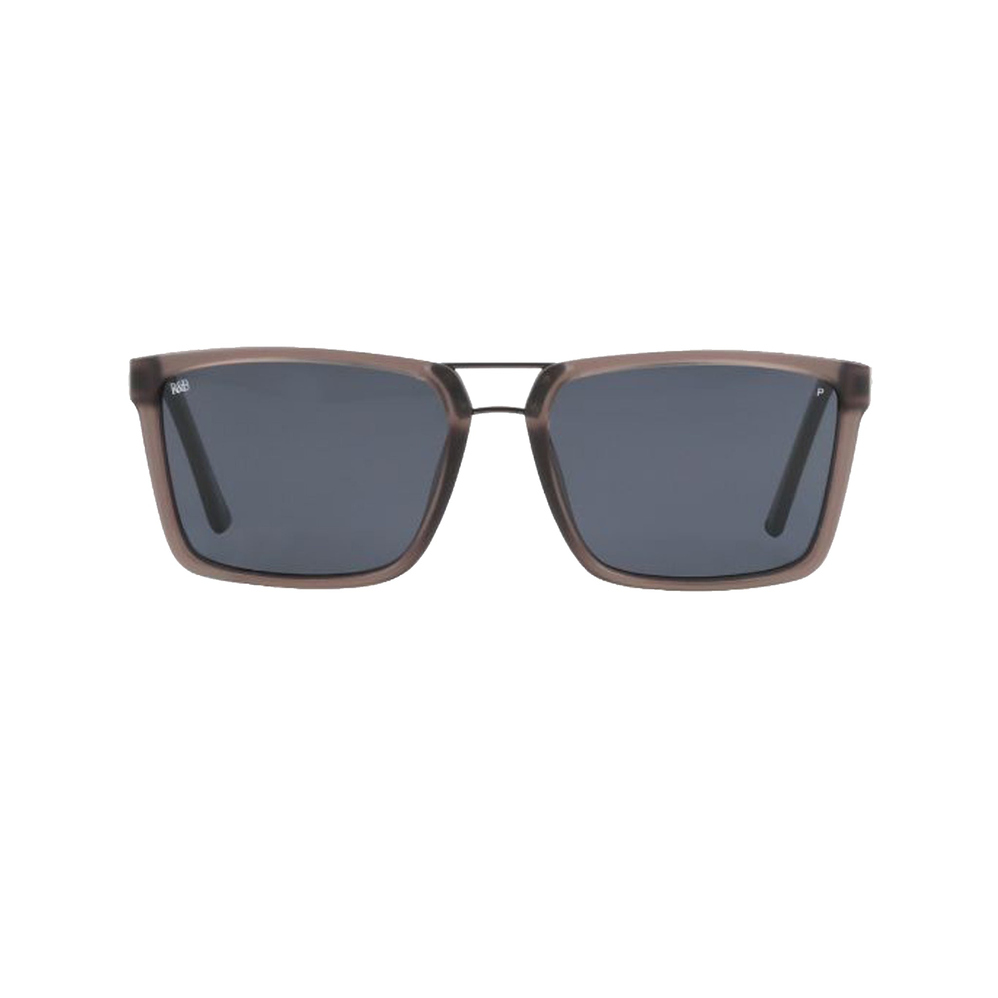 R&B Square Grey Acetate Full Rim Sunglasses