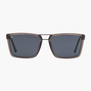 R&amp;B Square Gray Acetate Full Rim Sunglasses