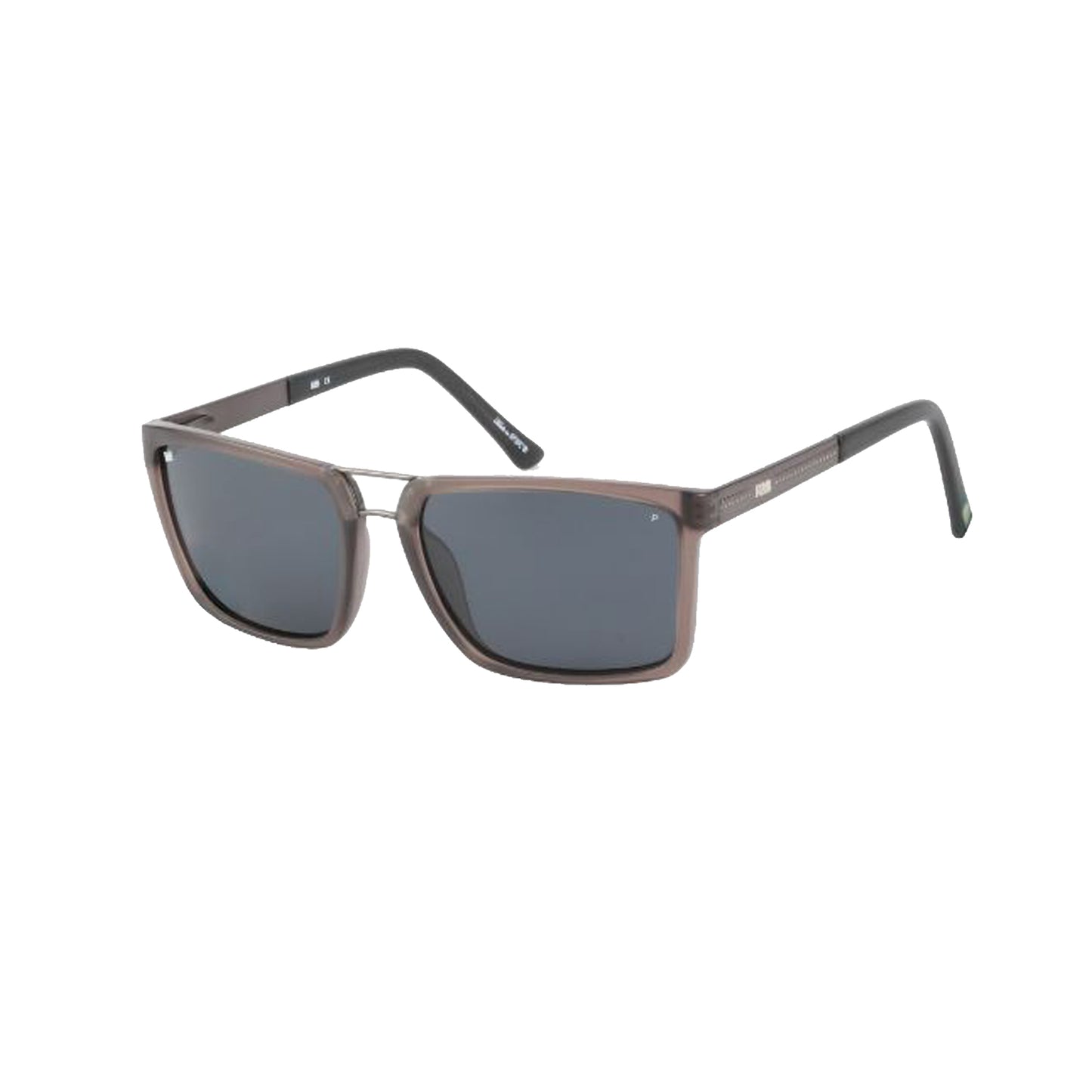 R&B Square Grey Acetate Full Rim Sunglasses