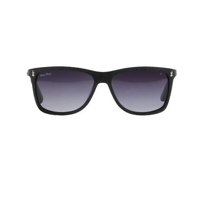 Blue Beat Unisex Square Black Acetate Full Rim Sunglasses
