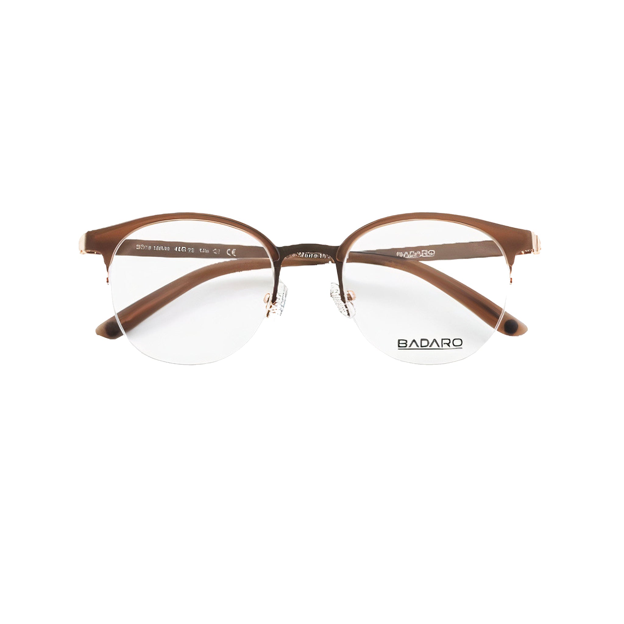 Badaro by Barakat Round Brown Eyeglasses