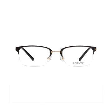 Badaro by Barakat Rectangular Gray Eyeglasses