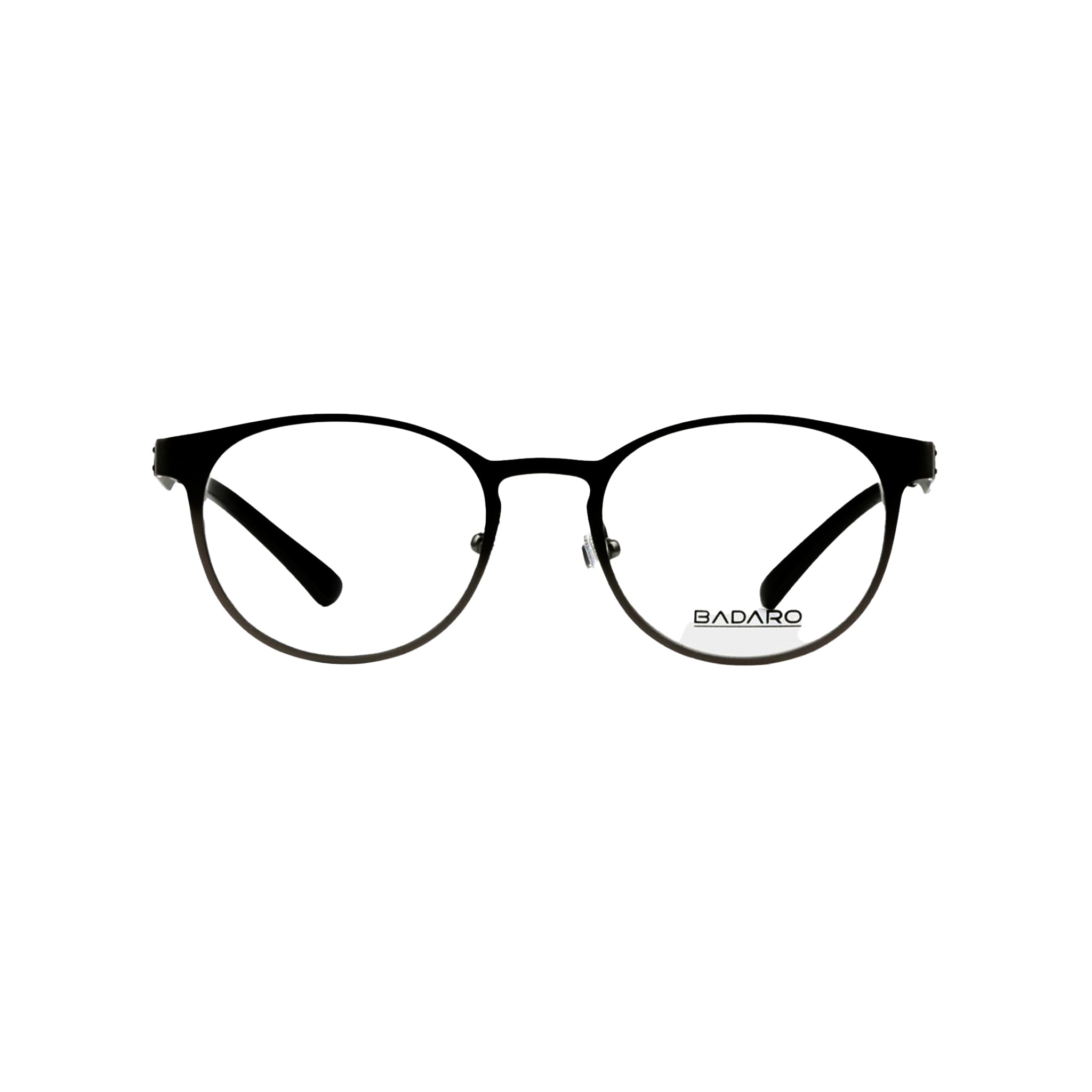 Badaro by Barakat Round Black Eyeglasses