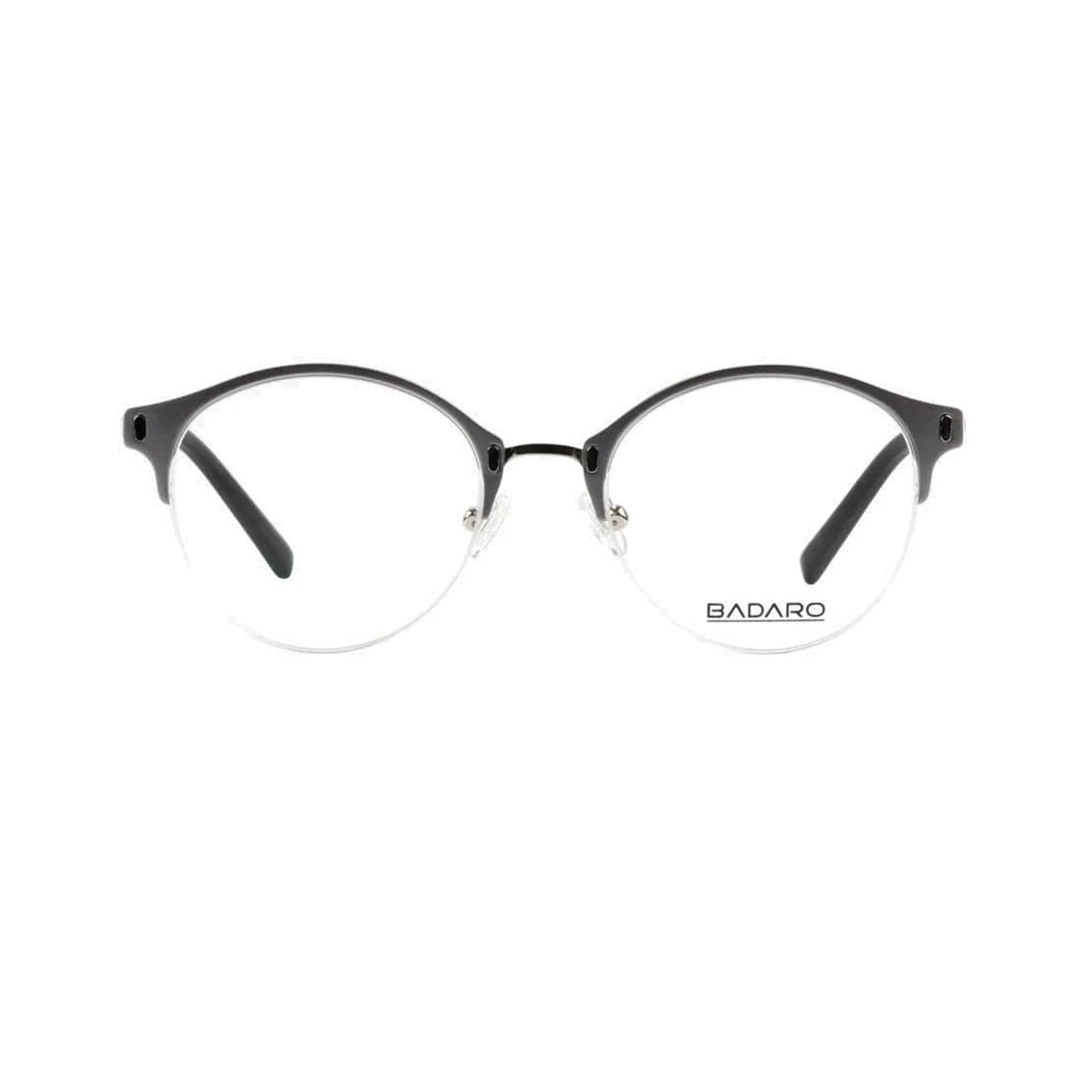 Badaro by Barakat Round Silver Eyeglasses - Barakat Optical