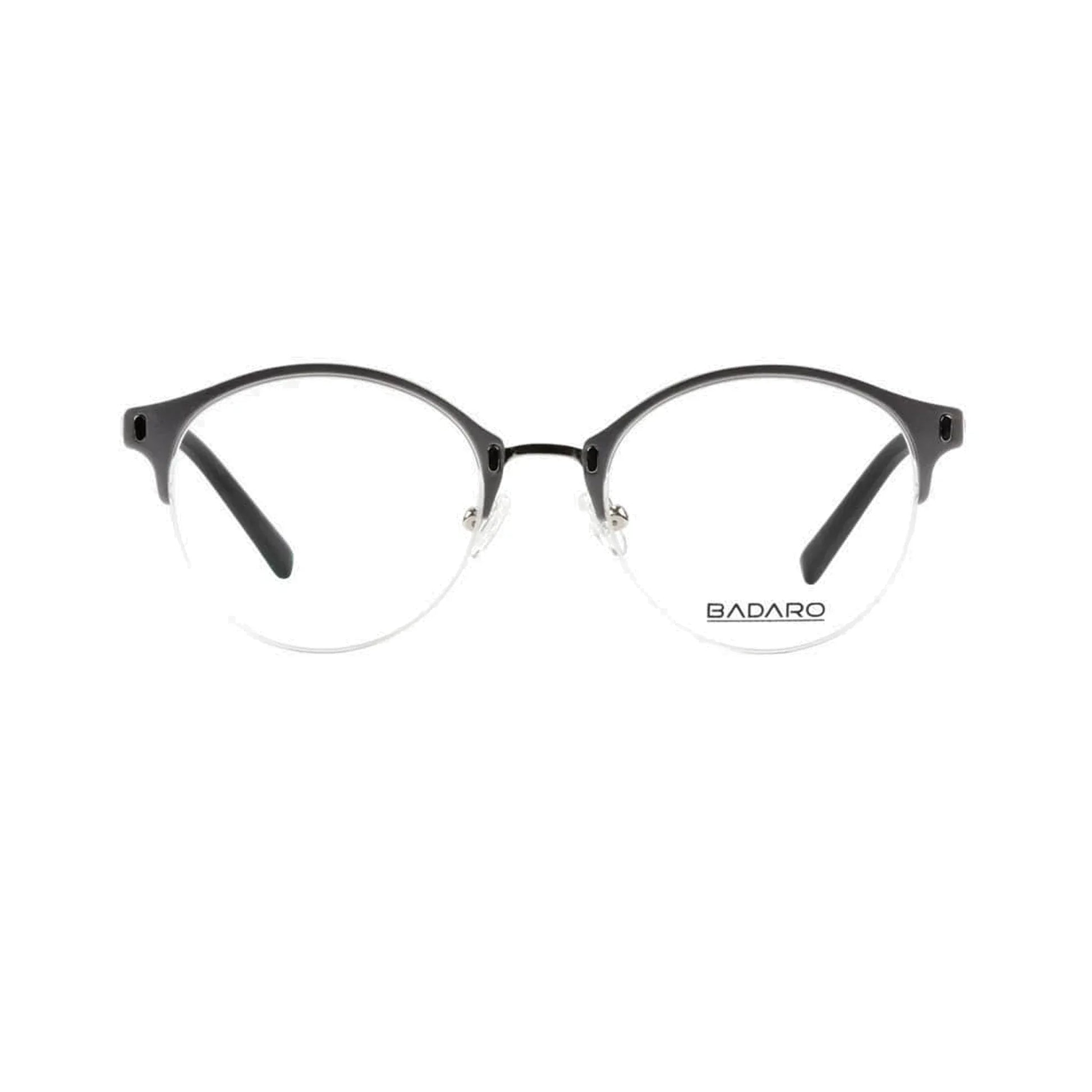 Badaro by Barakat Round Silver Eyeglasses - Barakat Optical