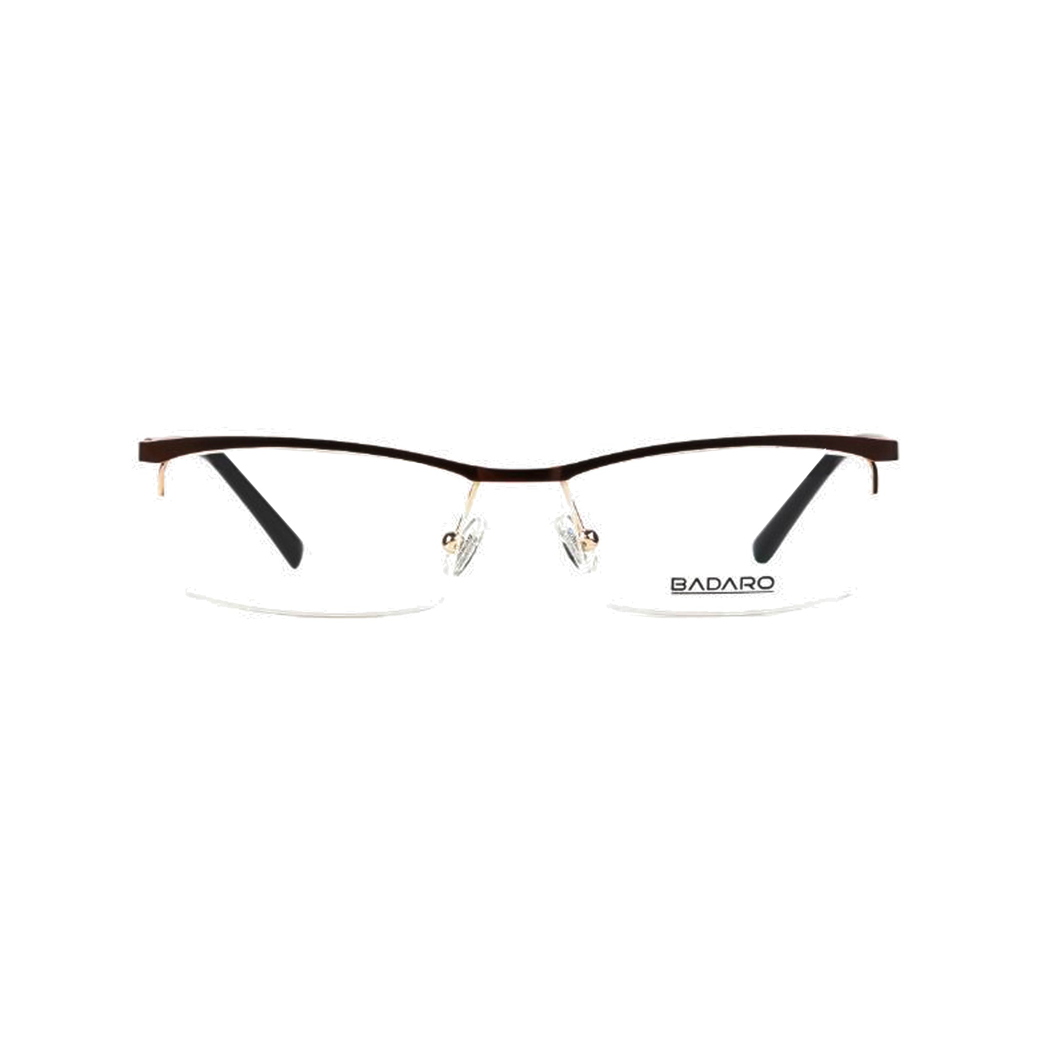 Badaro by Barakat Rectangular Brown Eyeglasses