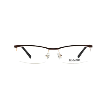 Badaro by Barakat Rectangular Brown Eyeglasses