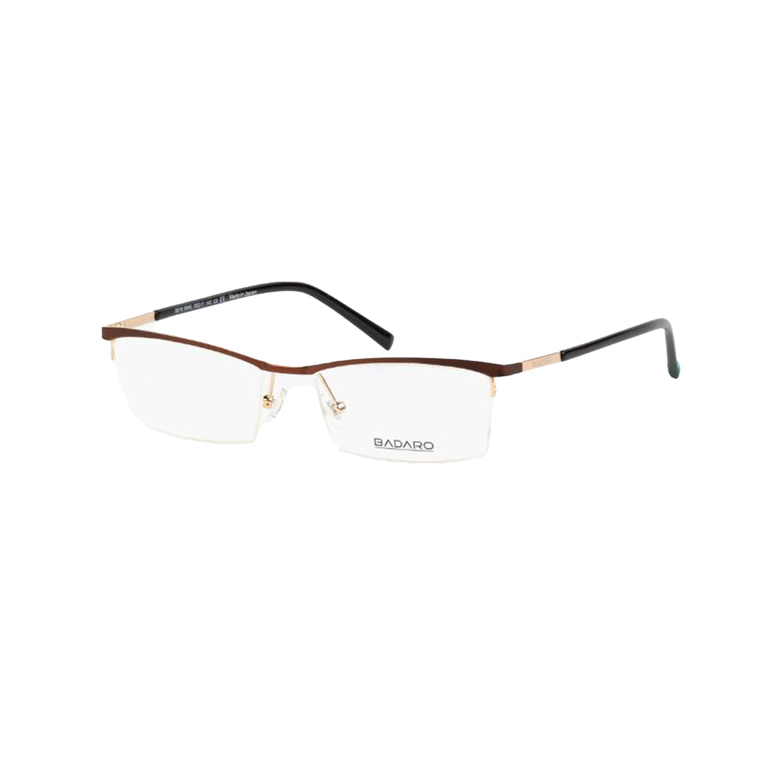 Badaro by Barakat Rectangular Brown Eyeglasses