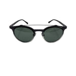 Badaro Grey Aviator Acetate Full Rim Sunglasses