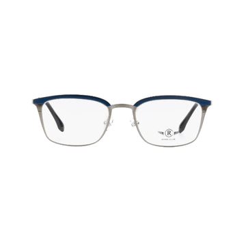 Rossi Club Blue Square Metal Full Rim Eyeglasses