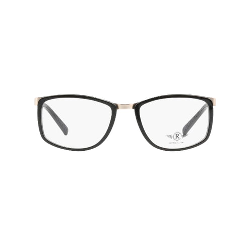 Rossi Club Black Square Metal Full Rim Eyeglasses (Gamer Edition)