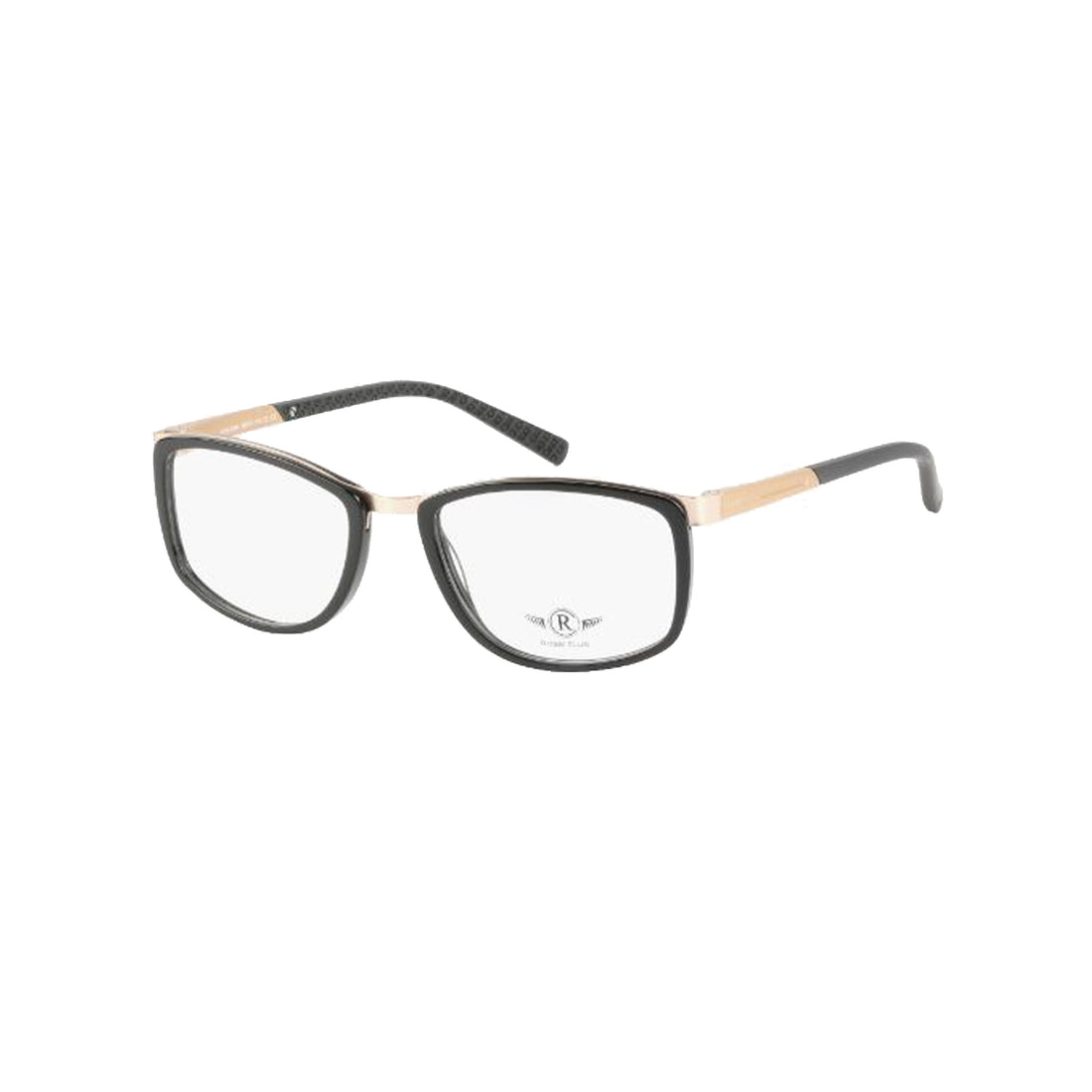 Rossi Club Black Square Metal Full Rim Eyeglasses