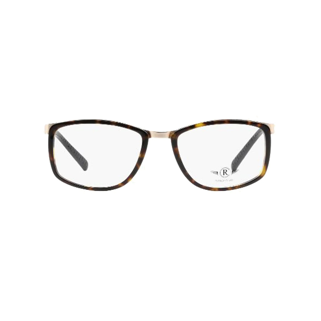 Rossi Club Brown Square Metal Full Rim Eyeglasses - Barakat Optical