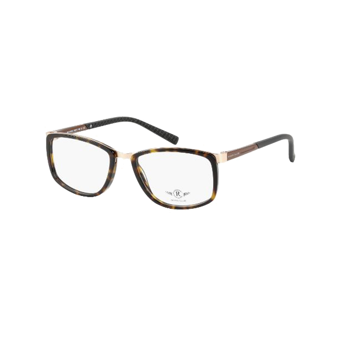 Rossi Club Brown Square Metal Full Rim Eyeglasses