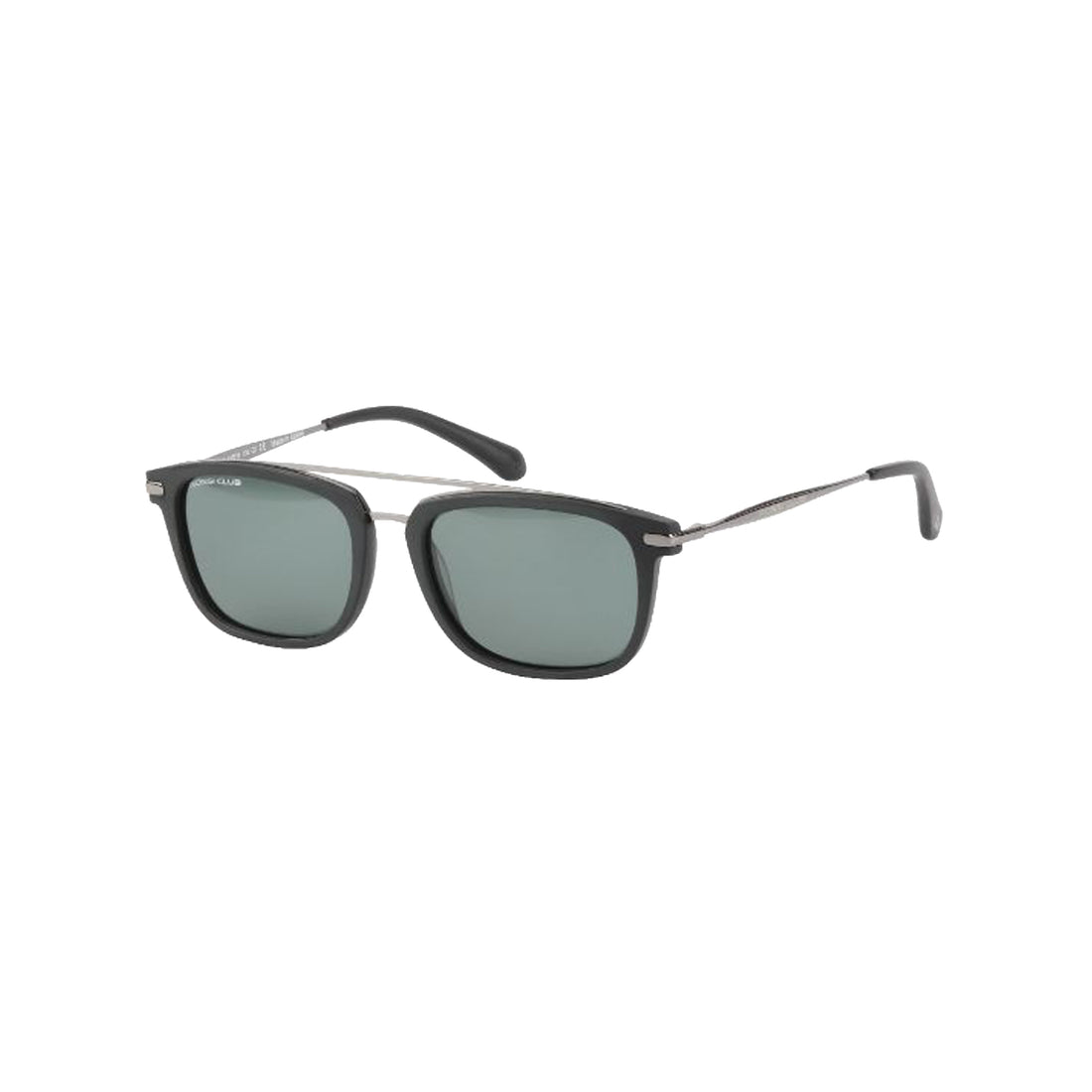 Rossi Club Black Aviator Acetate Full Rim Sunglasses