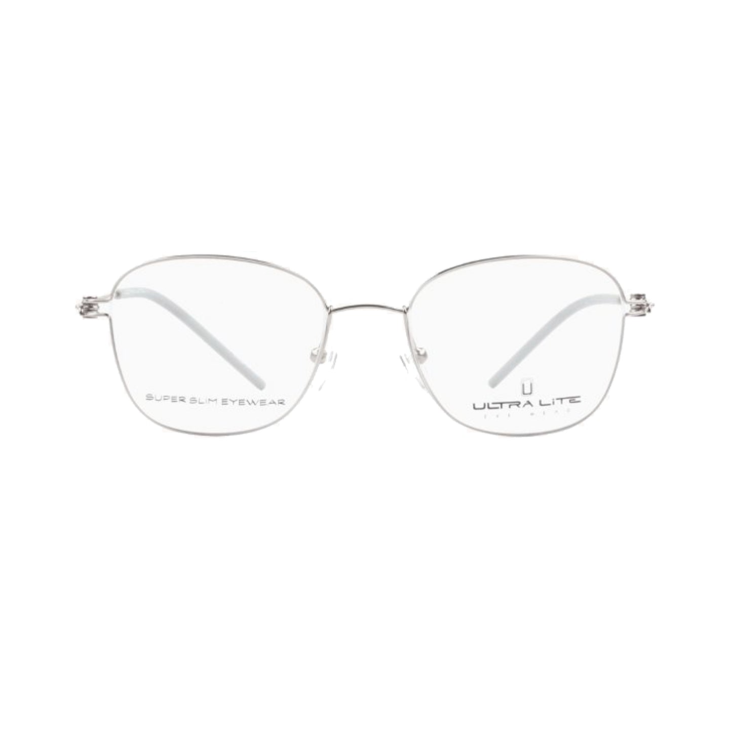 Ultra Lite Grey Square Metal Full Rim Eyeglasses UL918 102-Y20
