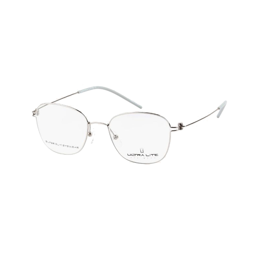 Ultra Lite Gray Square Metal Full Rim Eyeglasses UL918 102-Y20