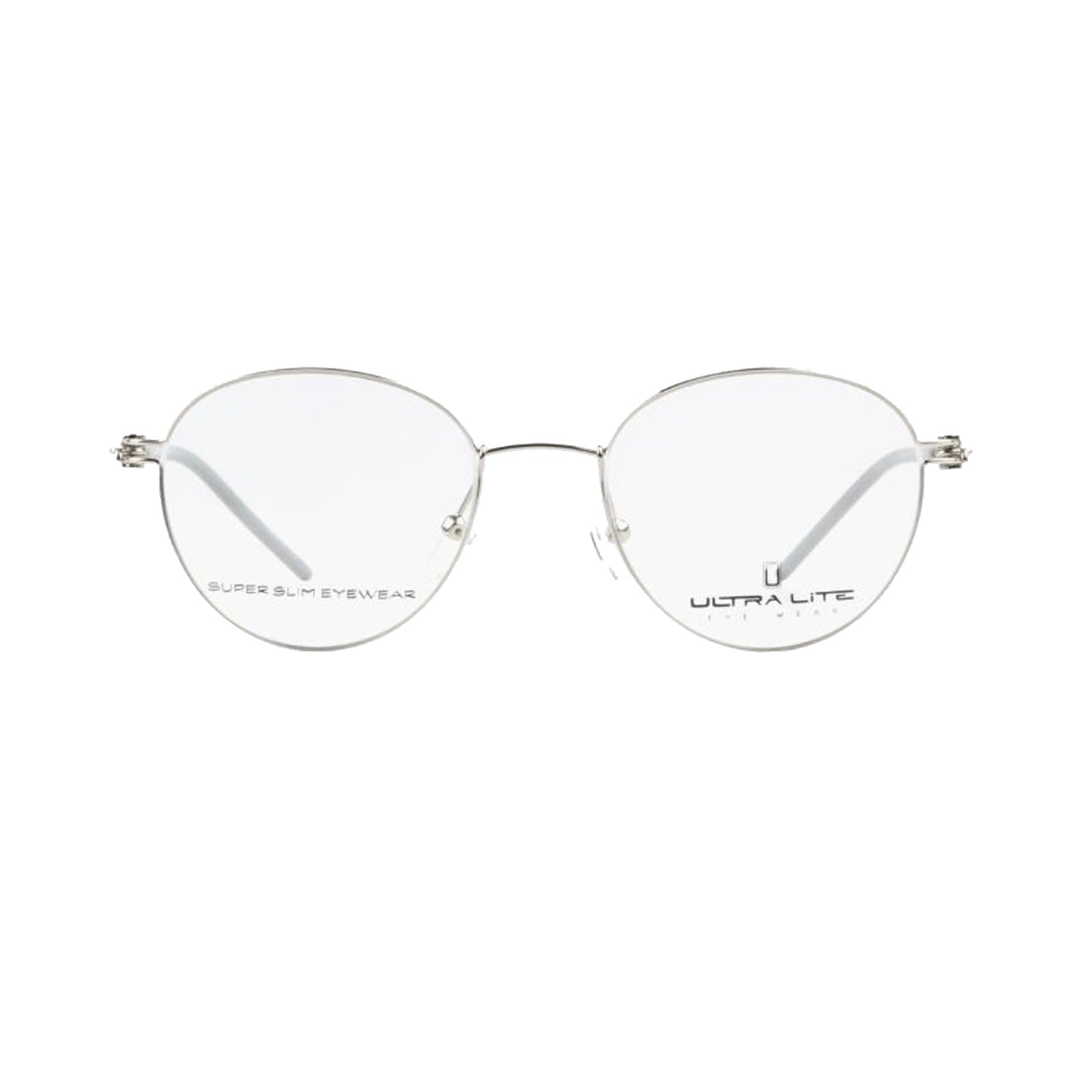 Ultra Lite Silver Round Metal Full Rim Eyeglasses UL918 103-Y20