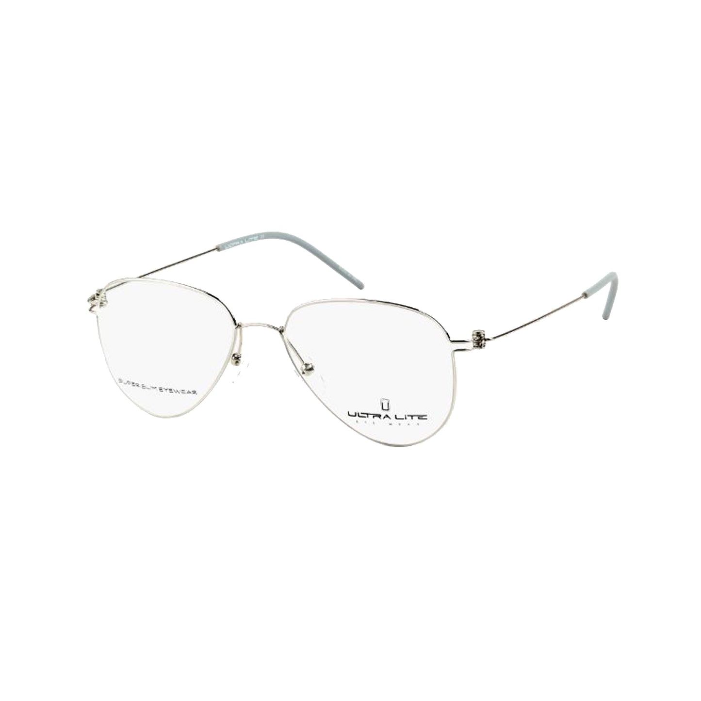 Ultra Lite Grey Aviator Metal Full Rim Eyeglasses UL918 104-Y20