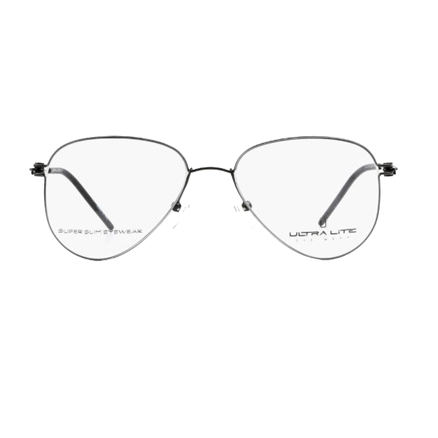 Ultra Lite Black Aviator Metal Full Rim Eyeglasses UL918 104-Y20