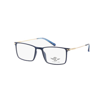 Rossi Club Blue Rectangle Acetate Full Rim Eyeglasses