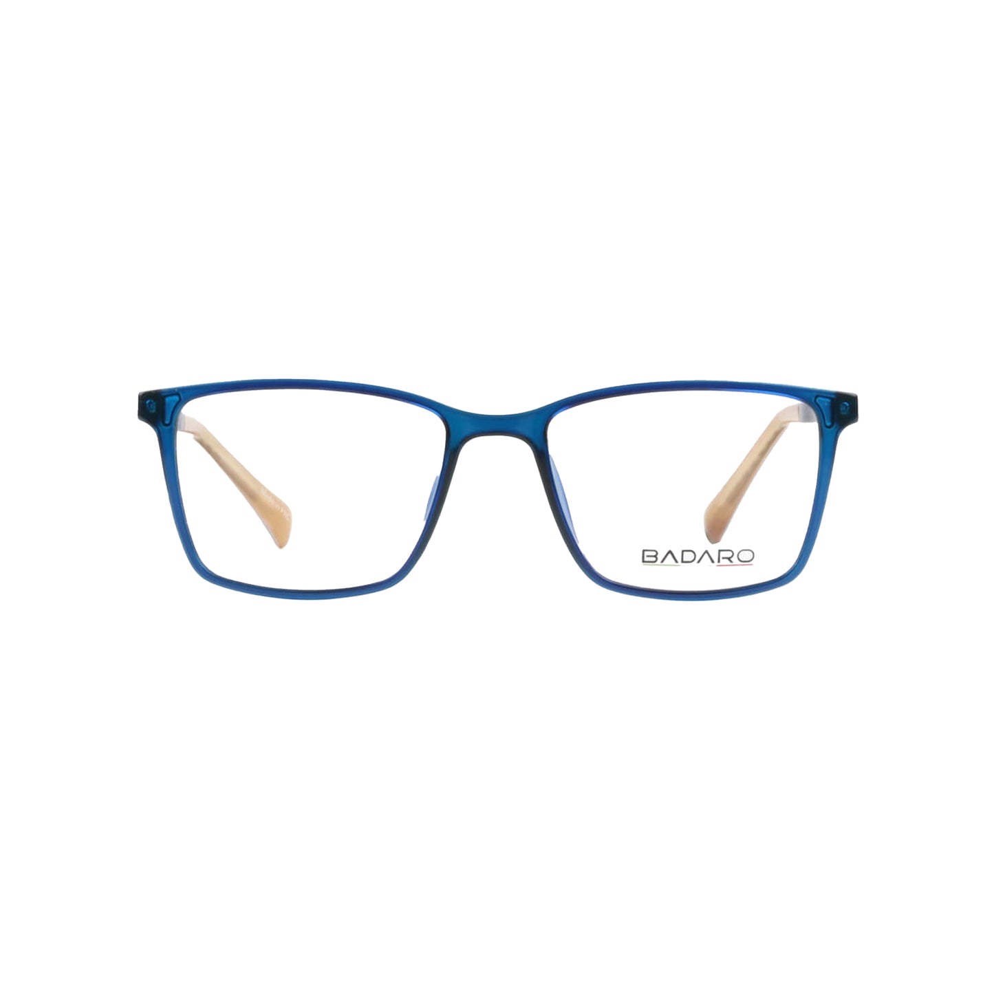 Badaro Unisex Square Blue Acetate Full Rim Eyeglasses