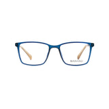 Badaro Unisex Square Blue Acetate Full Rim Eyeglasses