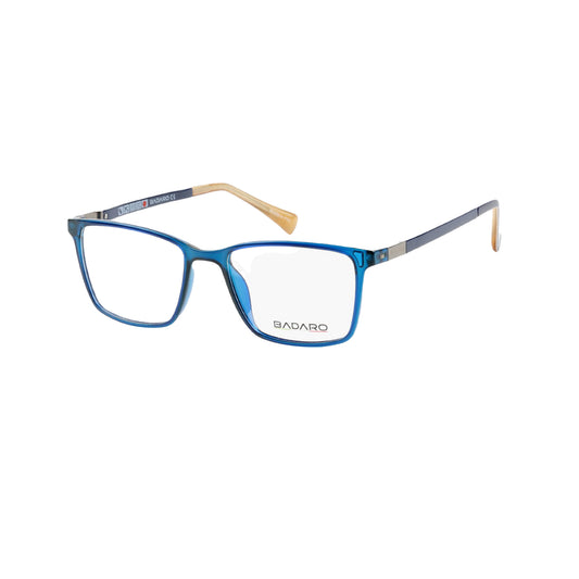 Badaro Blue Square Acetate Full Rim Eyeglasses