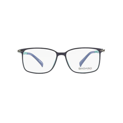 Badaro Unisex Square Green Acetate Full Rim Eyeglasses