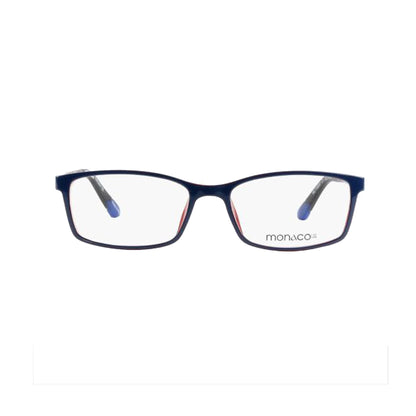 Monaco Lite Blue Rectangle Acetate Full Rim Eyeglasses